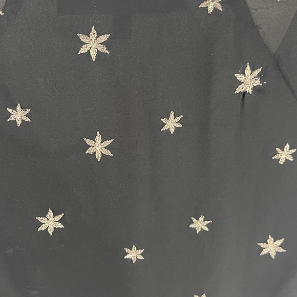 Lovers + Friends LA Black Long Sleeve Star Body Suit - Picture 4 of 7